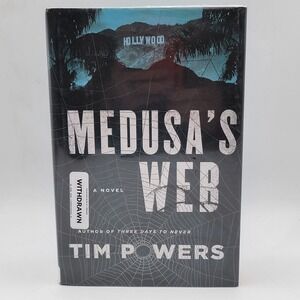 Tim Powers Medusa's Web Hardcover First Edition Ex-Library Fantasy Novel Good